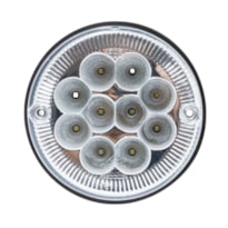 LANTERNA TRASEIRA RÉ CARRETA RANDON 10 LEDS CRISTAL BIVOLT