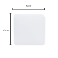 LUMINÁRIA PLAFON TETO 43X43 LED 30W 60W 3000K 4000K 6500W