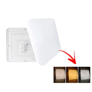 LUMINÁRIA PLAFON TETO 43X43 LED 30W 60W 3000K 4000K 6500W