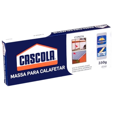 MASSA CALAFETA 350G CINZA CASCOLA HENKEL