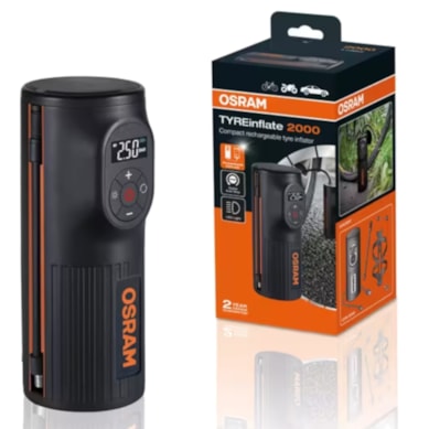 MINI COMPRESSOR DE AR PORTÁTIL DIGITAL OSRAM OTIR 2000