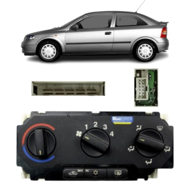 PAINEL ANALOGICO AR CONDICIONADO ASTRA 12V 99/05 - 52496555