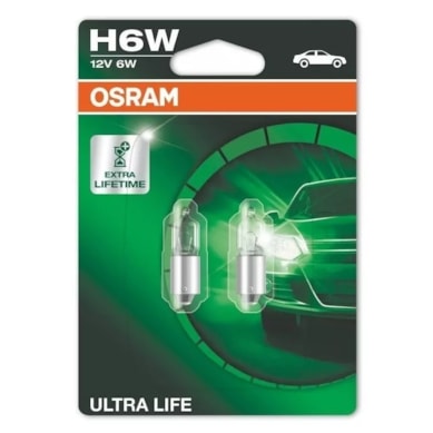 PAR DE LÂMPADA DO FAROL OSRAM - ORIGINAL LINE 12V 6W - OS64132H6