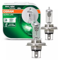 PAR DE LÂMPADA OSRAM ULTRA LIFE H4 - 12V 60/55W - OS64193ULT