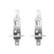 PAR DE LÂMPADAS HALOGENAS SHOCK LIGHT - H1 12V 55W