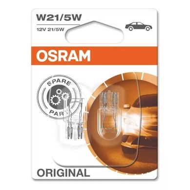 PAR DE LÂMPADAS OSRAM - 12V W21/5W - OS7515BL