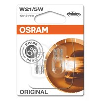 PAR DE LÂMPADAS OSRAM - 12V W21/5W - OS7515BL