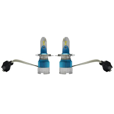 PAR LÂMPADA DE LED FAROL H4 6500K 9/36V BRIWAX BC0085