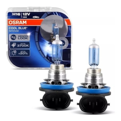 PAR LÂMPADA HALÓGENA H16 4200K 19W 12V OSRAM COOL BLUE