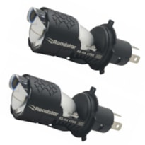PAR LÂMPADA LED MINI LENS H4 ROADSTAR RSH417BR