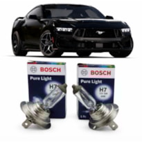 PAR LÂMPADA PURE LIGHT H7 BOSCH 12V 1987302777