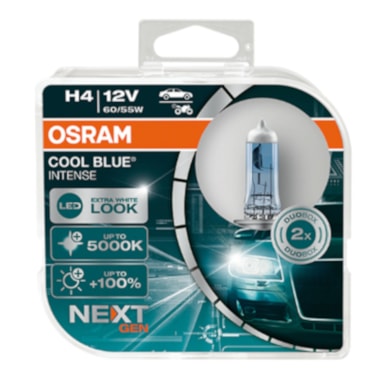 PAR LAMPADAS H4 OSRAM COOL BLUE INTENSE 12V OSRAM