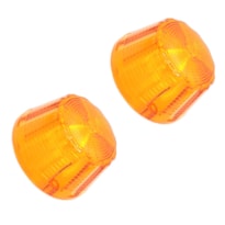 PAR LENTES DA LANTERNA PUDIM UNIVERSAL AMARELA G.F 0.011-AM