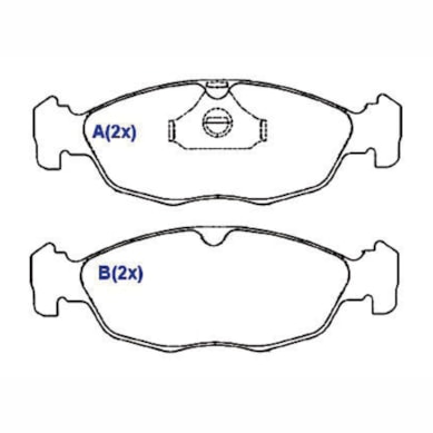 PASTILHA DE FREIO CHEVROLET CORSA CELTA AGILE PRISMA 1994-2012 MAGNETI MARELLI - PFC040003