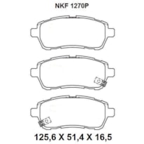 PASTILHA DE FREIO FORD KA 2015-2018 NAKATA - NKF 1270P