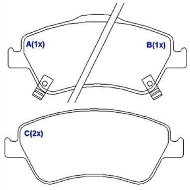 PASTILHA DE FREIO TOYOTA COROLLA 2008-2013 MAGNETI MARELLI - PFC220004