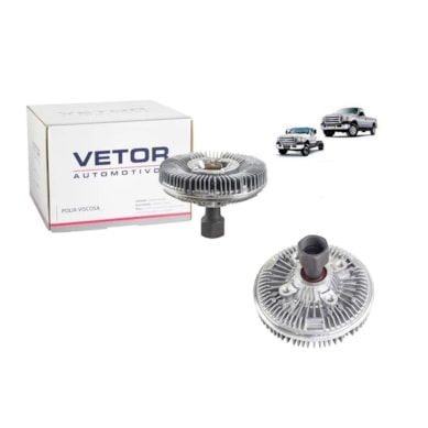 POLIA EMBREAGEM VISCOSA FORD F250/F4000 VETOR VPV016