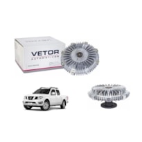 POLIA EMBREAGEM VISCOSA NISSAN FRONTIER 2.5 16V VETOR VPV039