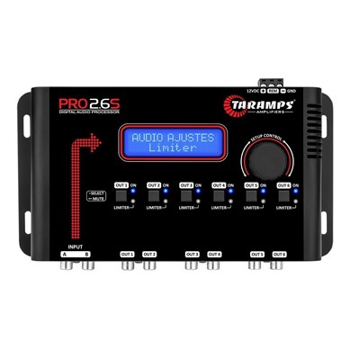 PROCESSADOR TARAMPS PRO 2.6S 2 IN 6 OUT DIGITAL CROSSOVER