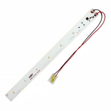 RÉGUA 6 LEDS CAMINHÕES ÔNIBUS 24V 40CM C CONECTOR 6W DNIU901