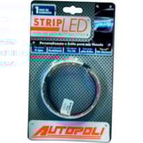 RÉGUA/FITA DE LED FLEXÍVEL 1M BRANCA 12V AUTOPOLI AP568