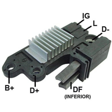 REGULADOR DE VOLTAGEM CHERY QQ 2011-2015 GAUSS - GA602