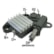 REGULADOR DE VOLTAGEM CHERY QQ QQ3 16V 14V GAUSS - GA603
