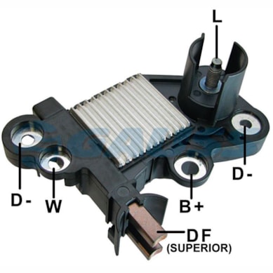 REGULADOR DE VOLTAGEM FIAT PALIO UNO SIENA PALIO STRADA 2010-2010 GAUSS - GA342