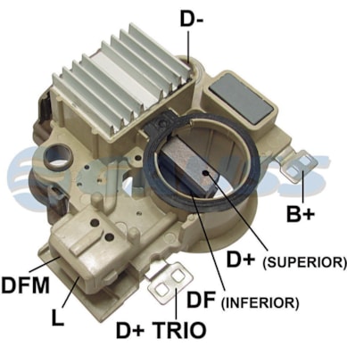 REGULADOR DE VOLTAGEM FORD FIESTA COURIER 1996-2000 GAUSS - GA790