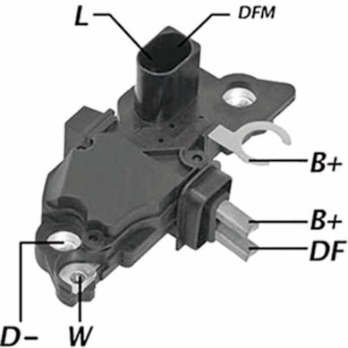 REGULADOR DE VOLTAGEM HONDA FIT VW GOLF GOL PASSAT JETTA 1974-2018 IKRO - IK5225