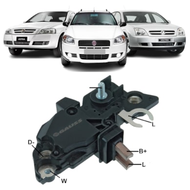 REGULADOR VOLTAGEM 14V GAUSS CELTA ASTRA STILO (1992-2015)
