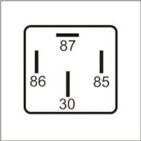 RELÊ AUX.SOQUETE,CHICOTE,FUSIVEL 4TERMINAIS–40A–24V-DNI-0210