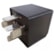 RELÉ AUXILIAR 5 TERMINAIS S/ SUPORTE 12V 30/40A