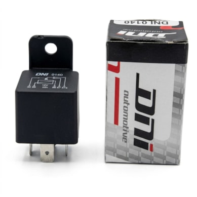 RELÊ AUXILIAR UNIVERSAL COM SUPORTE 40/10A 12V DNI0140