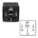 RELÊ AUXILIAR UNIVERSAL COM SUPORTE 40/10A 12V DNI0140