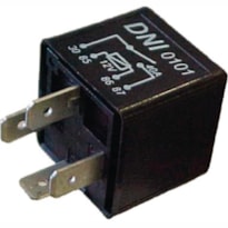 RELÊ AUXILIAR USO GERAL TERMINAIS INVERTIDOS 40A–12V DNI0101