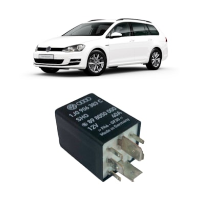 RELÊ BOMBA DE COMBUSTÍVEL 40A 12V 7T VW GOLF BORA AUDI S3 A3