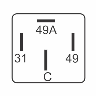 RELÉ DE PISCA MERCEDES-BENZ BIVOLT ESTADO SÓLIDO FET DNI1102