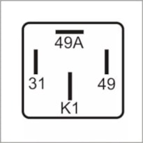 RELÊ PISCA C/ SUPORTE 500W 24V UNIVERSAL - MARELLI MMR2008