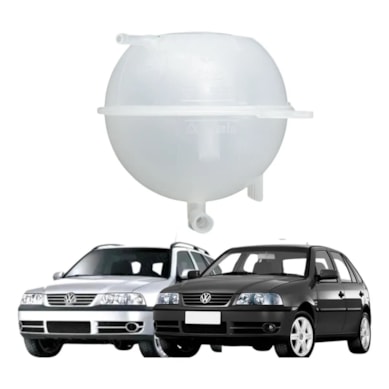 RESERVATÓRIO DE ÁGUA DO RADIADOR SEM SENSOR CANO LONGO VW: GOL/SAVEIRO/PARATI G2/G3/G4 - 5X0121407