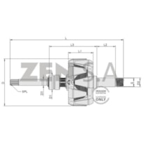 ROTOR IVECO F250 F4000 STRADA DUCATO STILO GOLF ZEN26004