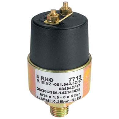 SENSOR DE PRESSÃO MERCEDES 710 L 1620 OF 1721 OH 1315 OH 1318 1984-2012 3-RHO - 7713