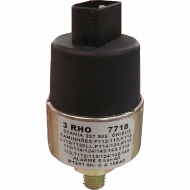 SENSOR DE PRESSÃO T113 H R 124 GA 420 R 124 GA 360 R 124 GA 400 T 124 GA 360 1980-2012 3-RHO - 7718