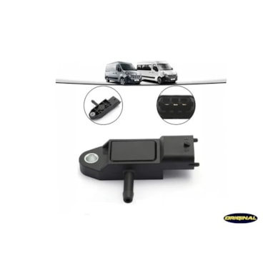 SENSOR PRESSÃO ESCAPAMENTO MASTER III 2.3 - 227709604R