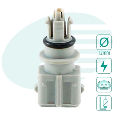 SENSOR TEMPERATURA AR-RENAULT: CLIO 1.0 2005>2013 LOGAN/SANDERO 1.0 2008>2013 TWINGO 1.0 1998>2001 SCÉNIC 2.0 1999>2001