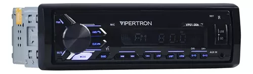 SOM AUTOMOTIVO TIGER AUTO VIPERTRON USB/BLUETOOTH COM LED (VP01006