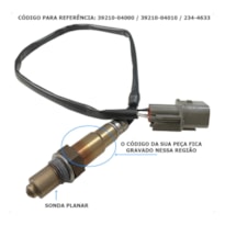 SONDA LAMBDA SLP010 PICANTO HB20 1.0 12V FLEX ORIGINAL INJEÇÃO