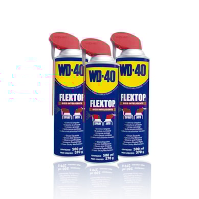 SPRAY WD-40 DESENGRIPANTE/ÓLEO 500ML FLEXTOP - WD40500ML