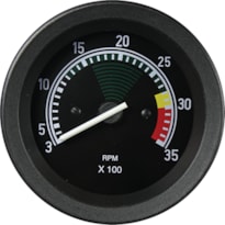 TACÔMETRO (CONTAGIROS) 24V - APLICAÇÃO: ÔNIBUS/CAMINHÕES 352/362/1113 /1313 /1513 (APÓS 1985) 3500 RPM - 80MM - 200HZ