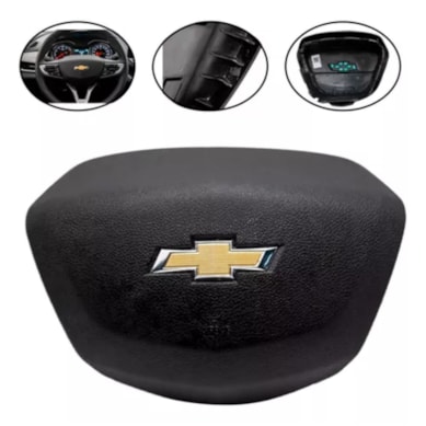 TAMPA CAPA DA BUZINA SEM AIRBAG DO VOLANTE TRACKER ONIX 